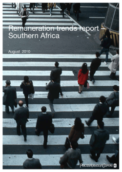 Remuneration trends report – Southern Africa