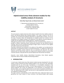 Hybrid-mixed stress finite element models for the stability analysis of