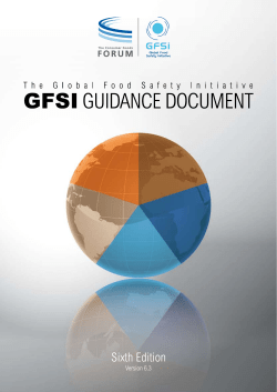 (GFSI) Guidance Document