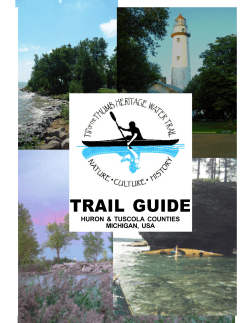 trail guide - Tip of The Thumb Heritage Water Trail
