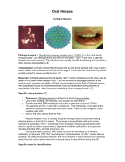 Herpes simplex