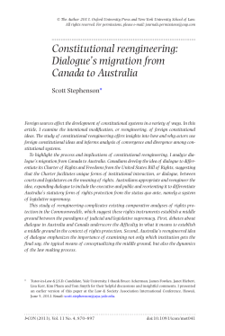 Dialogue`s migration from Canada to Australia