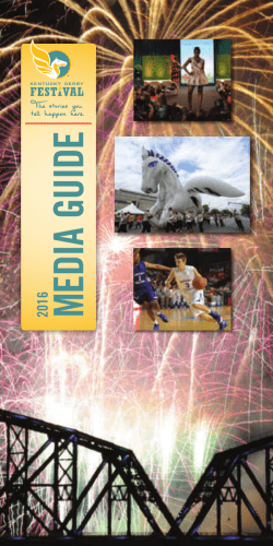 media guide - Kentucky Derby Festival