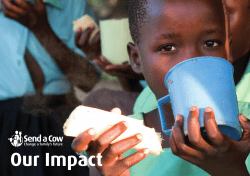 Send a Cow Our Impact