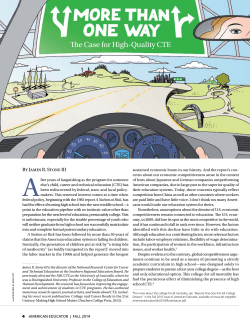 More Than One Way: Th˛e Case for High