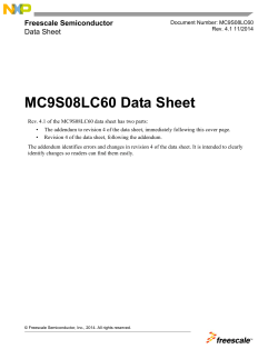 MC9S08LC60, MC9S08LC36 - Data Sheet