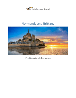 Normandy and Brittany