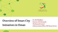 Overview of Smart City Initiatives in Oman