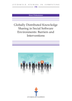 Globally Distributed Knowledge Sharing in Social Software