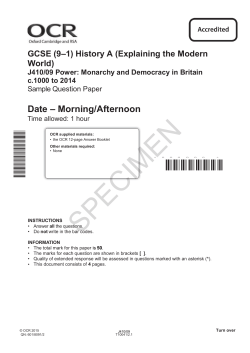 Power: monarchy and democracy in Britain c.1000-2007