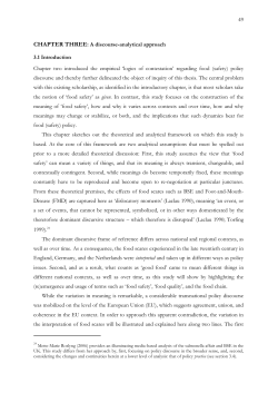 49 CHAPTER THREE: A discourse