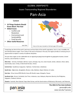 Pan-Asia - Georgia Southwestern State University