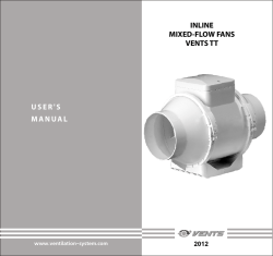USER`S MANUAL INLINE MIXED