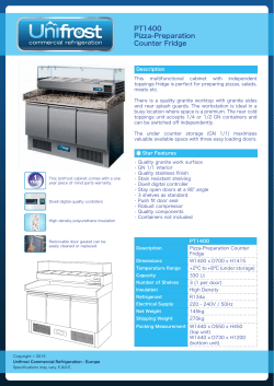 PT1400 Pizza-Preparation Counter Fridge