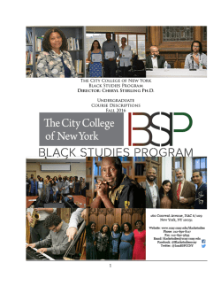 Fall 2016 Course - The City College of New York