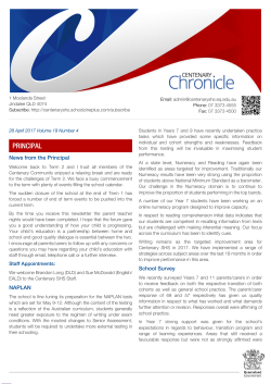 newsletter-28-4-2017 - Centenary State High School