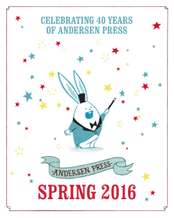 spring 2016 - Andersen Press
