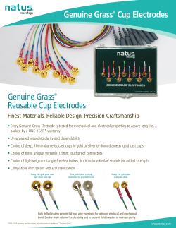 Genuine Grass Cup Electrodes