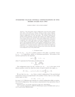 SYMMETRIC PLANAR CENTRAL CONFIGURATIONS OF FIVE
