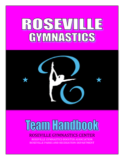 3] Booklet - Roseville Gymnastics