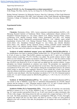 Supporting Information for