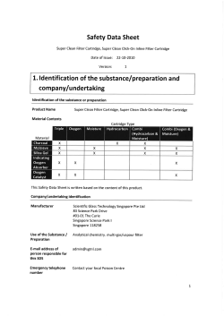 1. ldentification of the substan celpreparat&iexcl;on and compa