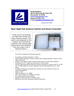 New! Eight Pak Antenna Switch and Smart Controller