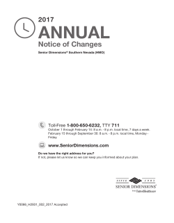 2017 Annual Notice of Change – English