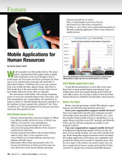 Mobile Applications for Human Resources