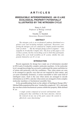 An IC-like ecological property potentially illustrated by the nitrogen