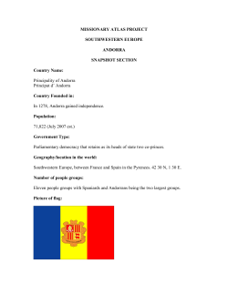 MISSIONARY ATLAS PROJECT SOUTHWESTERN