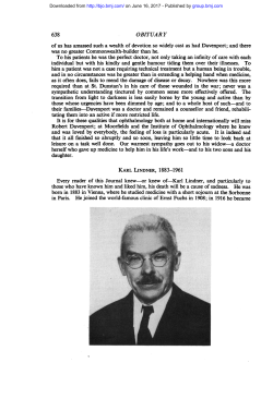 and was loved by everybody, the feeling of loss is particularly acute