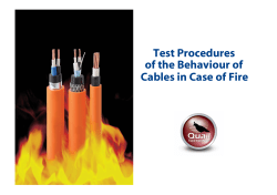 Test of fire behavior