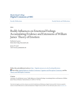 Bodily Influences on Emotional Feelings