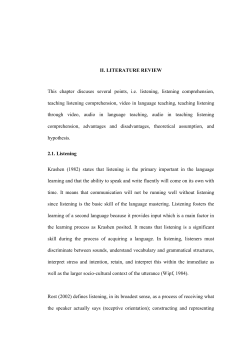 II. LITERATURE REVIEW This chapter discuses several points, i.e.