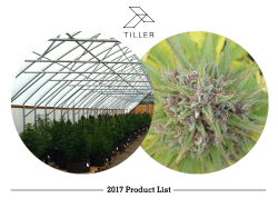 Tiller Product List