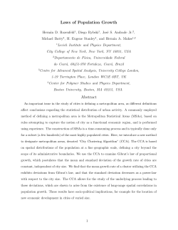 Laws of Population Growth Abstract - Levich Institute