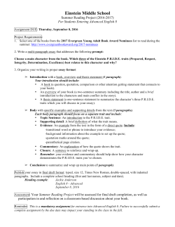 Einstein Middle School - Shoreline School District