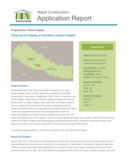 Nepal Construction Report