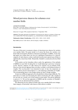 Mixed perverse sheaves for schemes over number fields