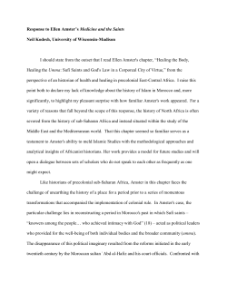 Neil Kodesh - The University of Chicago Divinity School