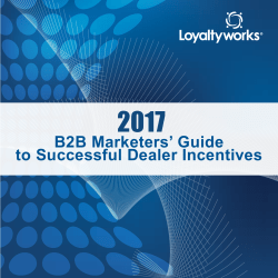 B2B Marketers` Guide to Successful Dealer Incentives