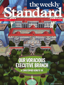 our voracious executive branch