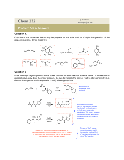 Chem 232 Problem Set 6 key