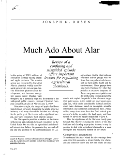 Much Ado About Alar