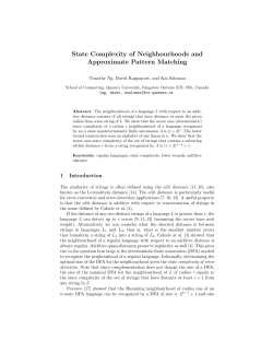 preprint - Queen`s School of Computing