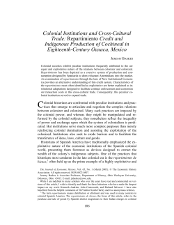 Colonial Institutions and Cross-Cultural Trade