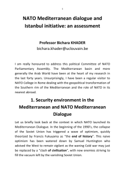 Presentation - NATO Parliamentary Assembly