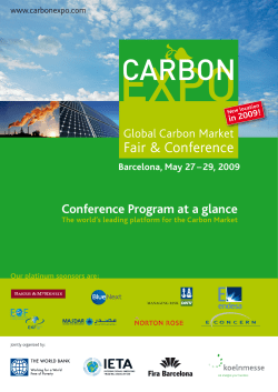 Conference Program at a glance