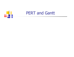 PERT and Gantt